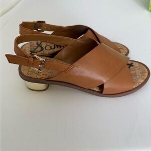 Sam Edelman Tan Leather Sandals